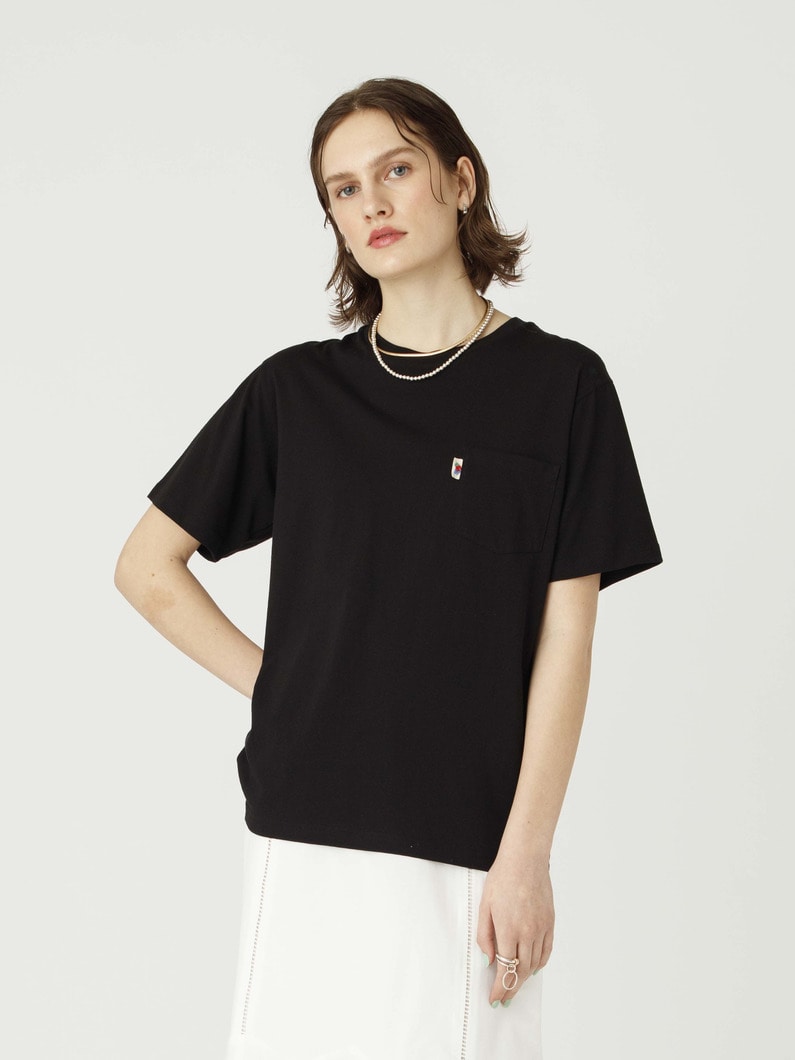 クラシック ロゴ ポケット ティー（ブラック/ラベンダー/ライトブルー） 詳細画像 black