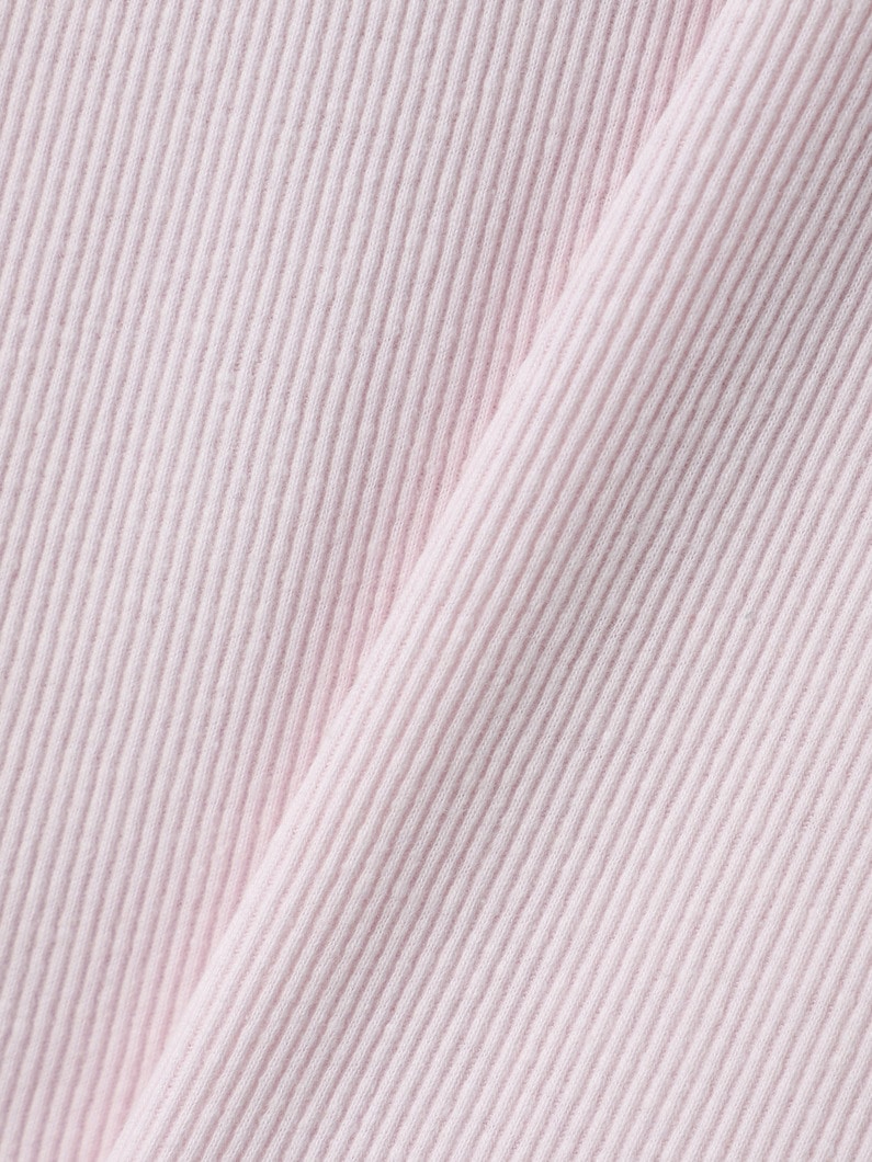 リサイクル スビンコットン リブ ティー 詳細画像 pink 3