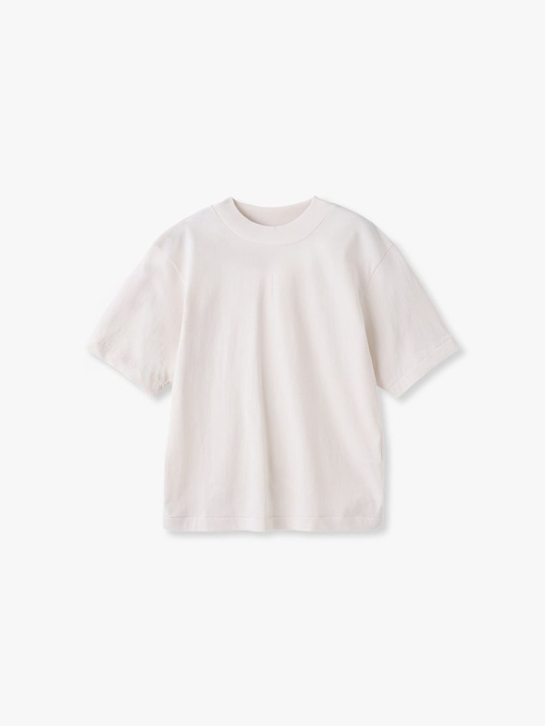 フレスカ ヌバック モックネック ティー 詳細画像 ivory 4