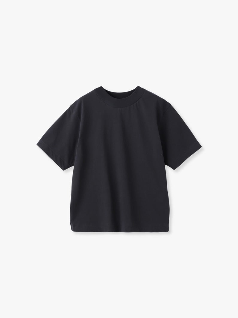フレスカ ヌバック モックネック ティー 詳細画像 charcoal gray 4