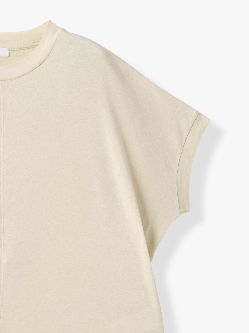 コットンリネン オーバーサイズ  ティー 詳細画像 beige 2