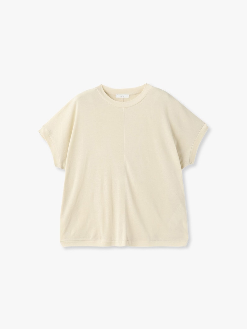 コットンリネン オーバーサイズ  ティー 詳細画像 beige 1