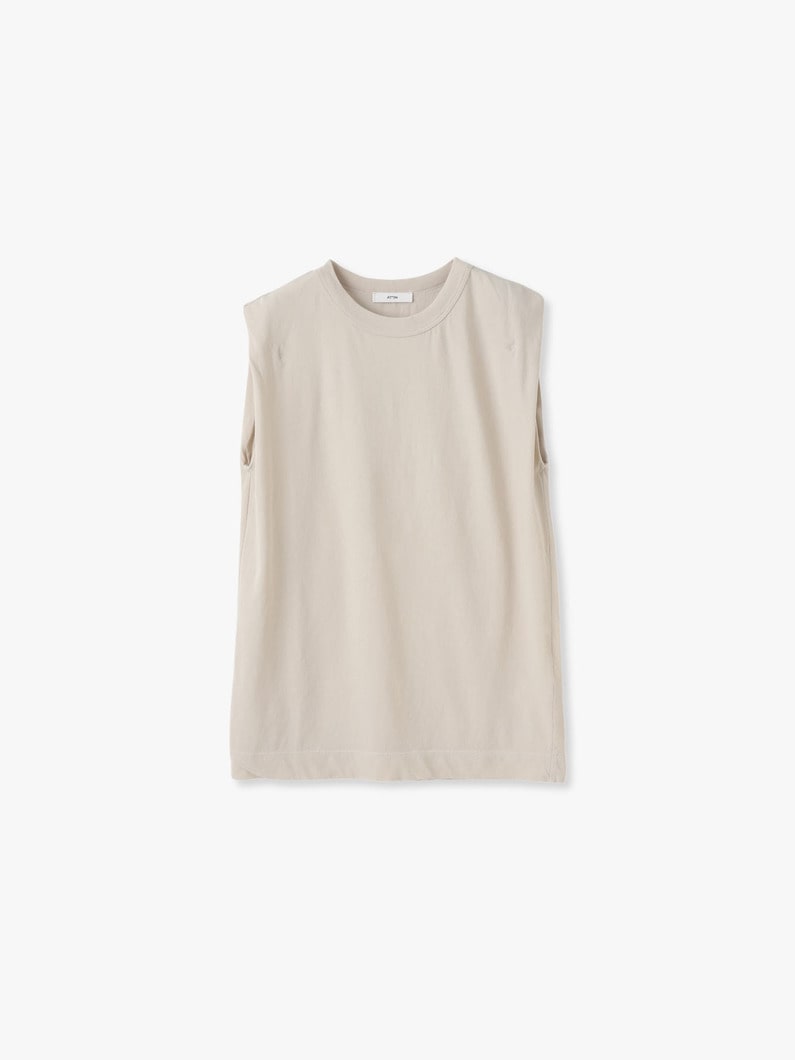 フレスカ シングル ジャージー タンクトップ 詳細画像 beige 3