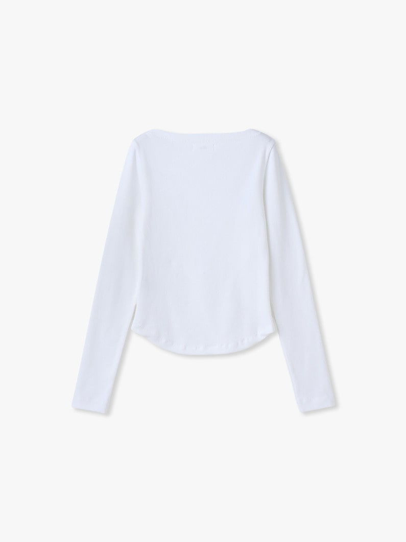 ドライスムース ロングスリーブティー 詳細画像 top gray 1