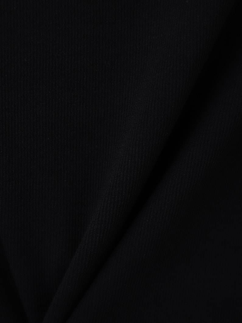 ベアリブ フレンチスリーブ トップ（オフホワイト/ブラック/ブルー） 詳細画像 blue 3