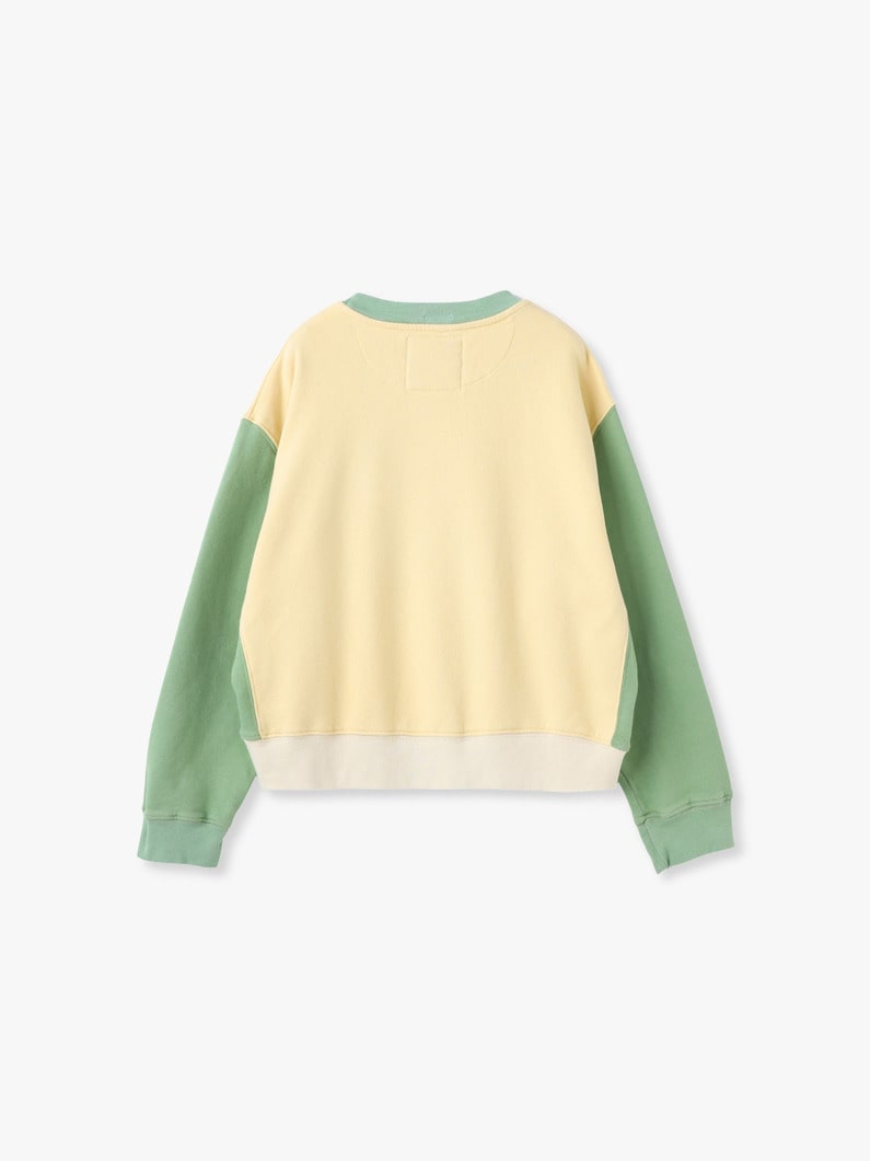 ハーフベース スウェットプルオーバー 詳細画像 white 1