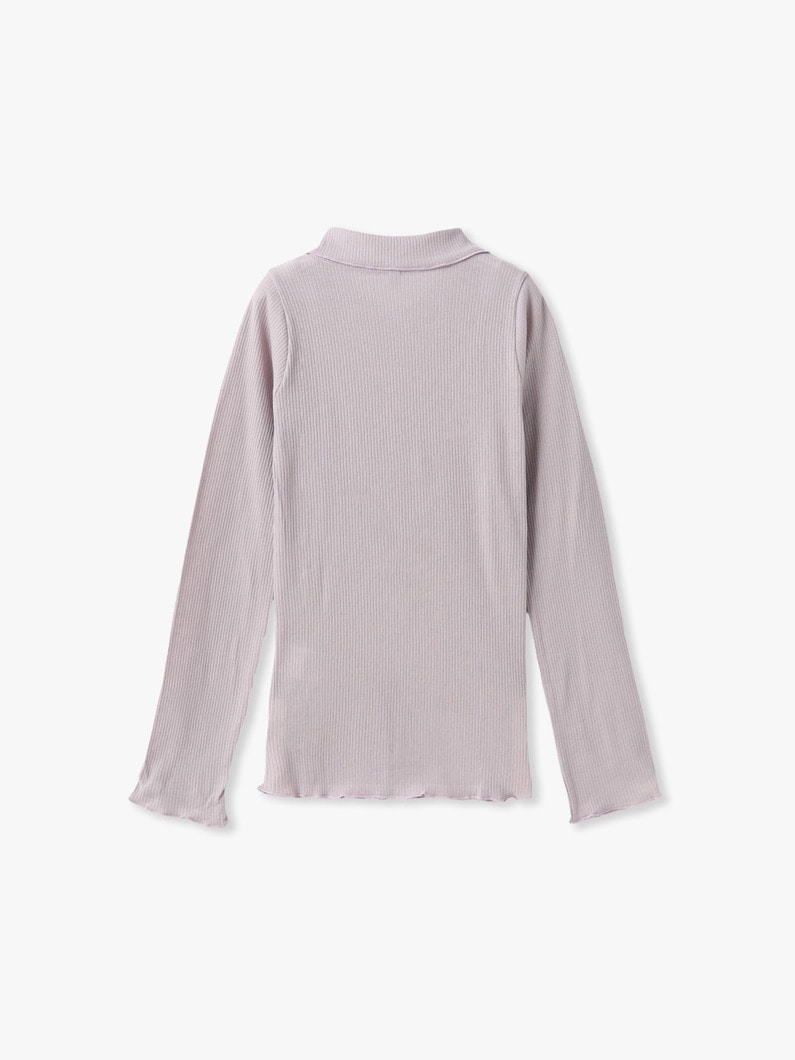 デュアル ロングスリーブ トップ 詳細画像 light purple 1