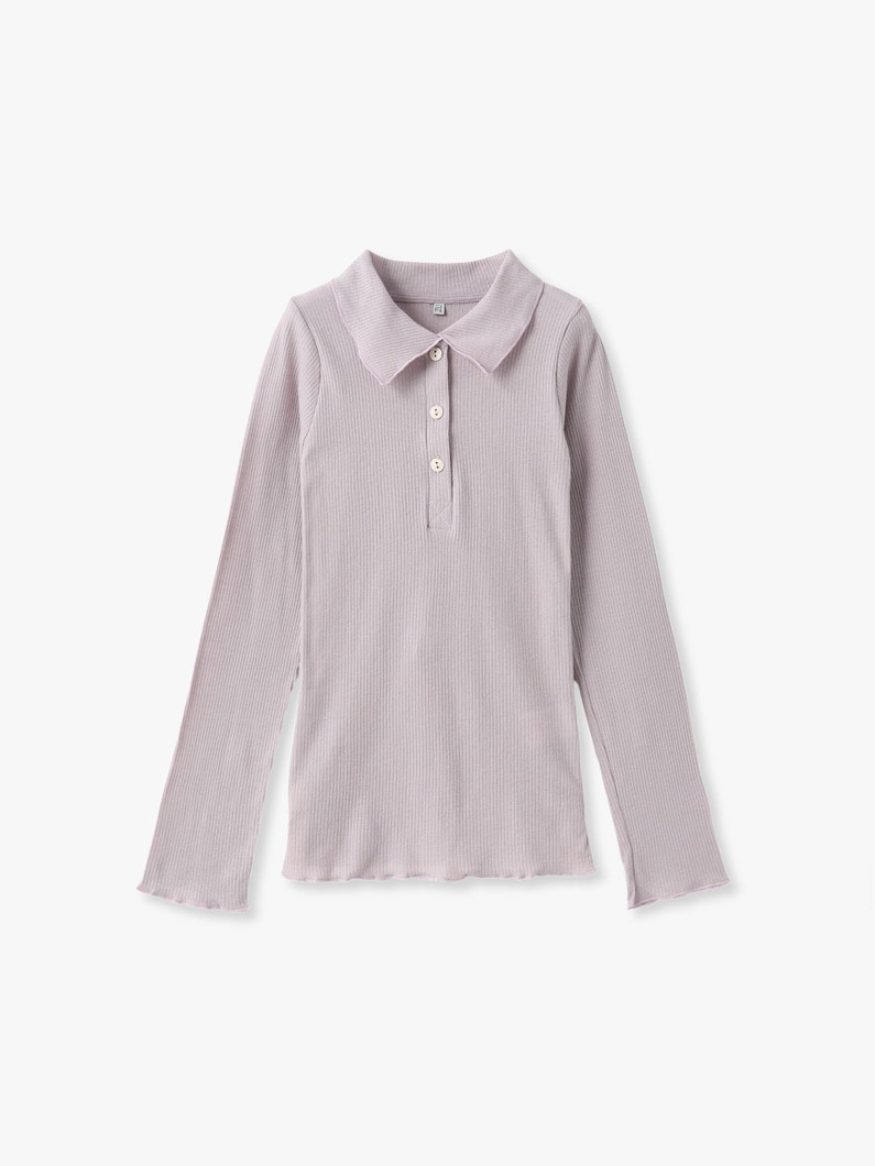 デュアル ロングスリーブ トップ 詳細画像 light purple 1