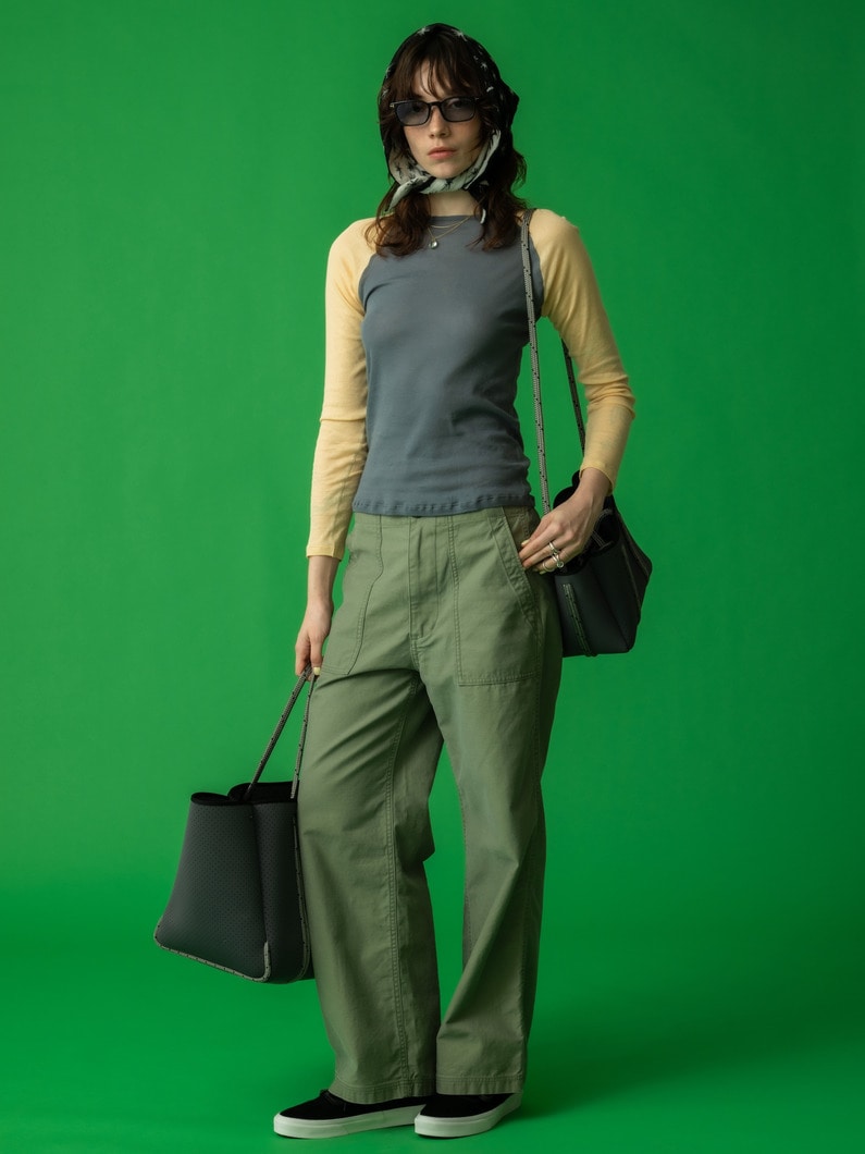 ジーン ロングスリーブ ティー 詳細画像 blue 2