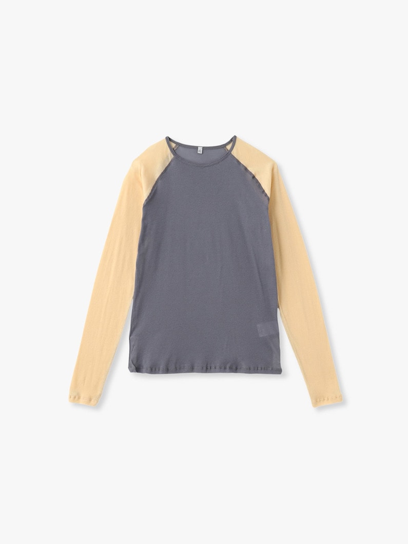 ジーン ロングスリーブ ティー 詳細画像 blue 3