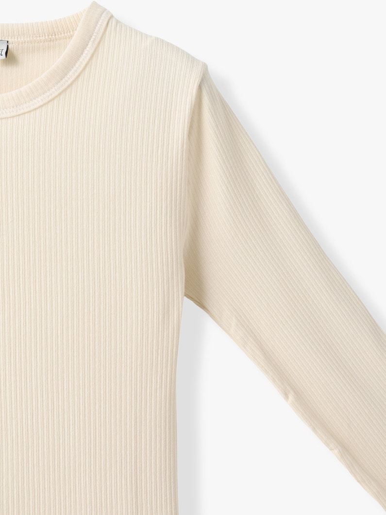 ハート ロングスリーブ ティー（ホワイト） 詳細画像 white 2