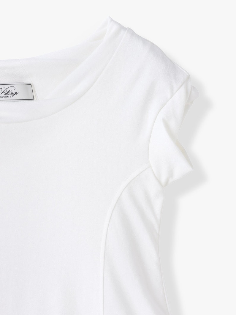 レイヤード ツイスト ティー 詳細画像 white 2