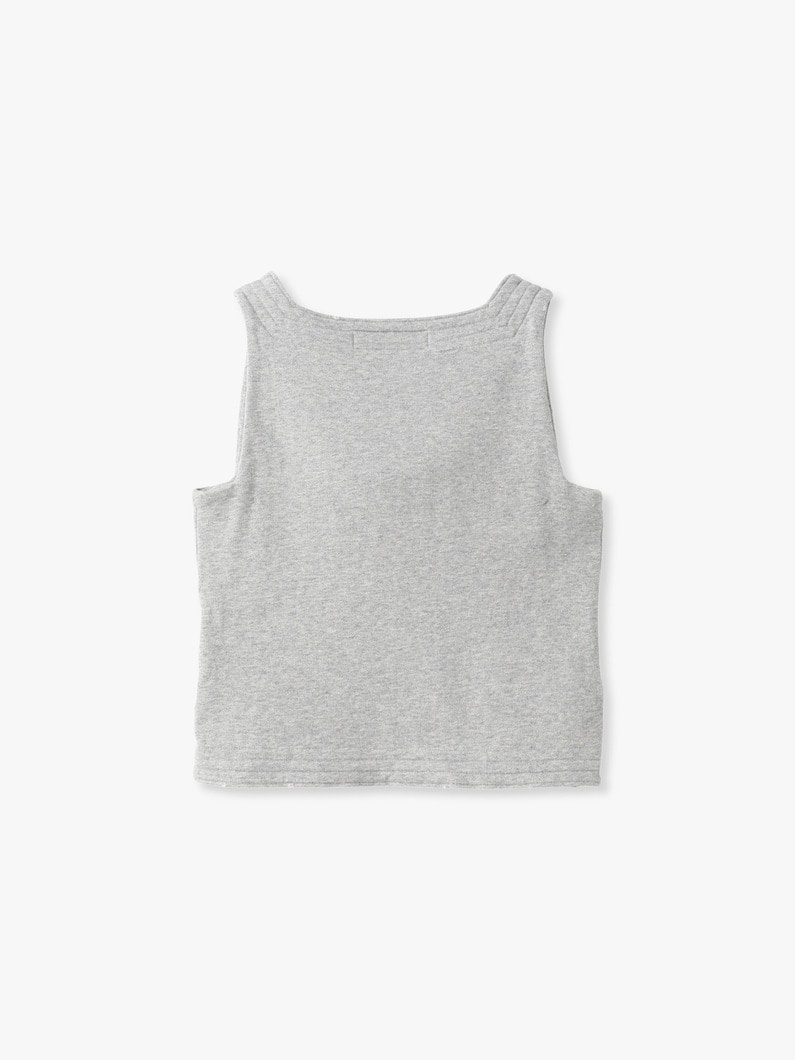 スウェット スリーブレス トップ 詳細画像 medium gray 1