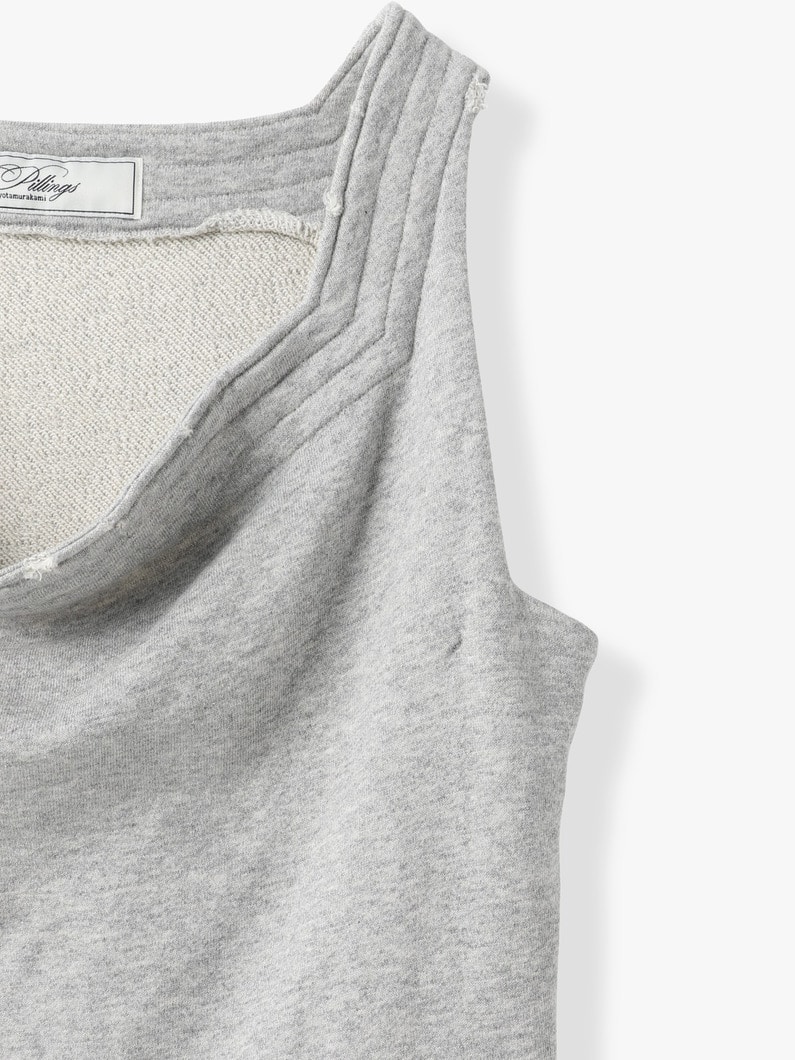 スウェット スリーブレス トップ 詳細画像 medium gray 2