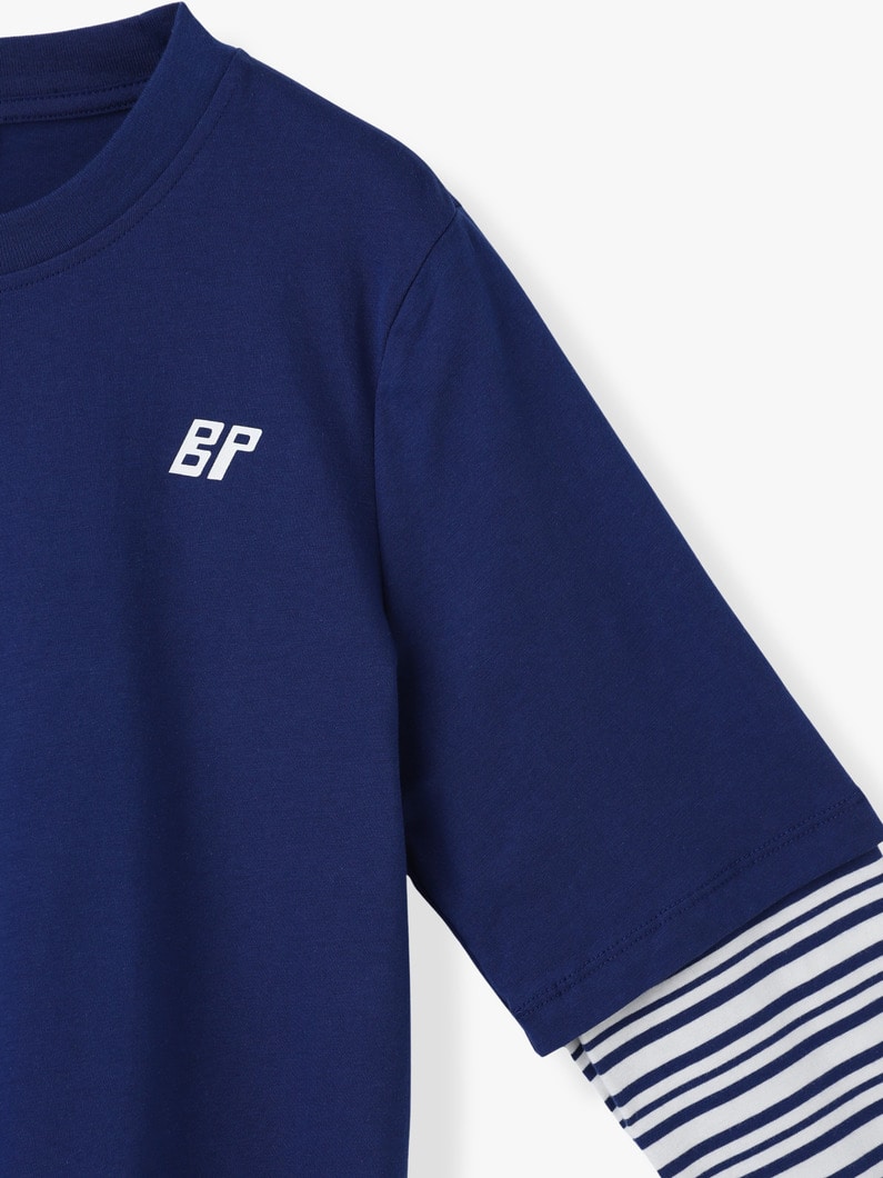 ジョリン ダブルスリーブ ティー 詳細画像 blue 2