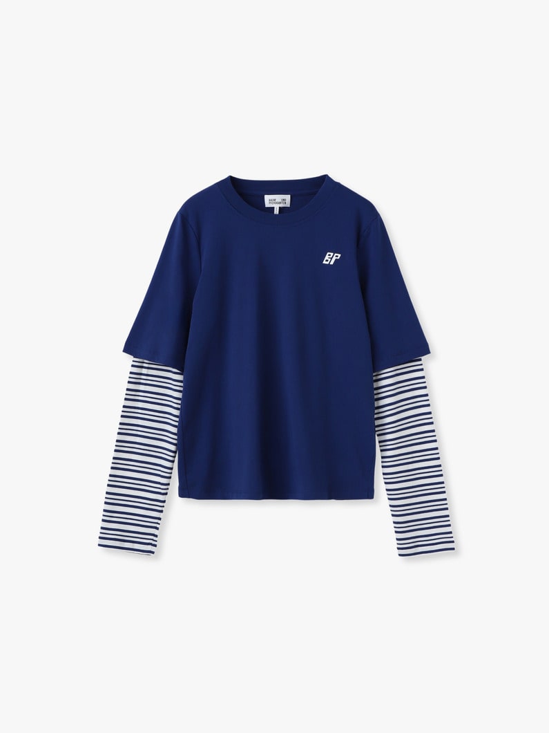 ジョリン ダブルスリーブ ティー 詳細画像 blue 1