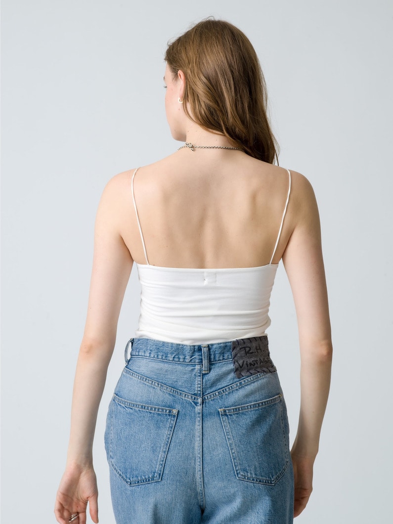 チューブ キャミソールトップ 詳細画像 white 2