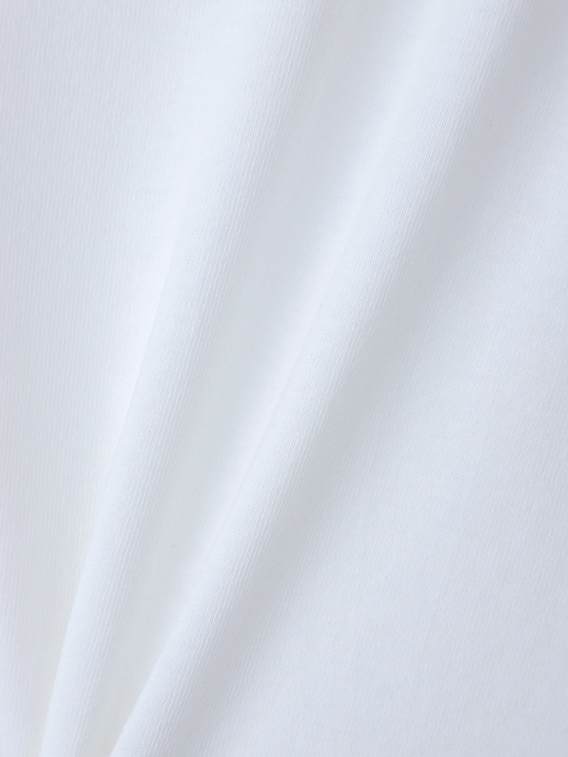 アメリカン ドライコットン ティー 詳細画像 white 3