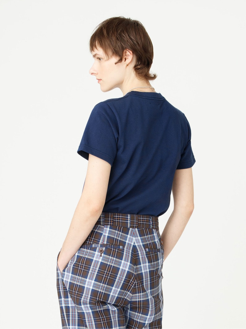 アメリカン ドライコットン ティー 詳細画像 navy 2