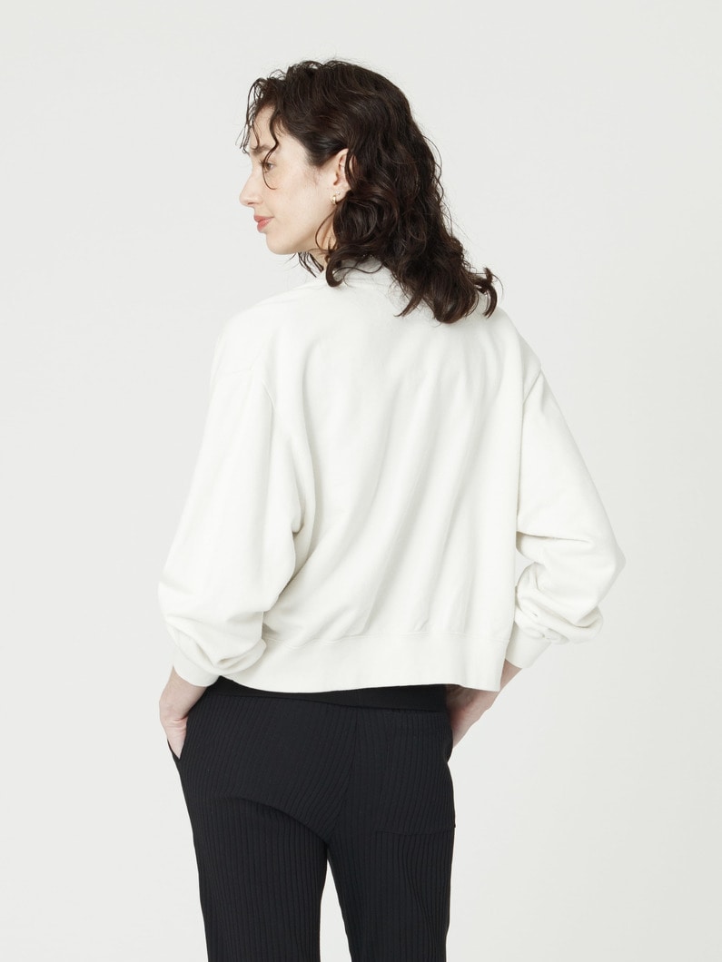 サステナブルコットン スウェット カーディガン（women） 詳細画像 ivory 2