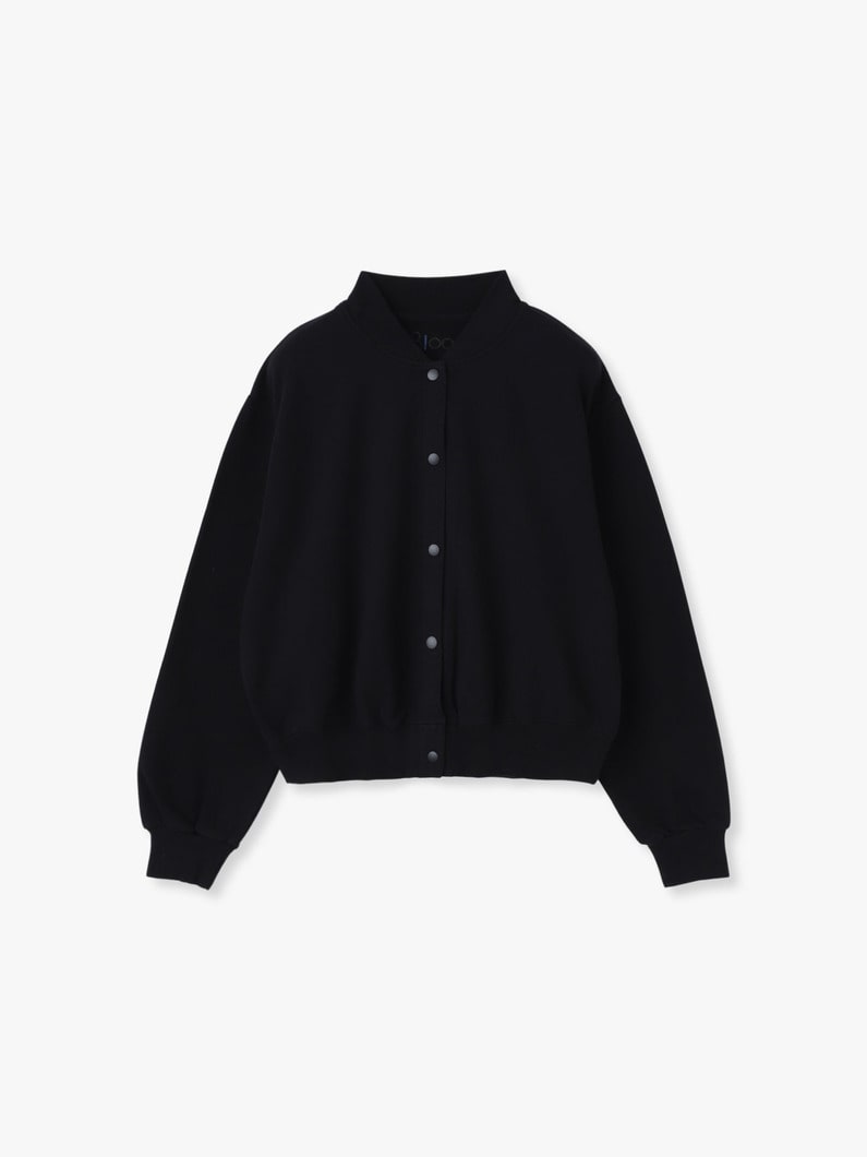 サステナブルコットン スウェット カーディガン（women） 詳細画像 black 3