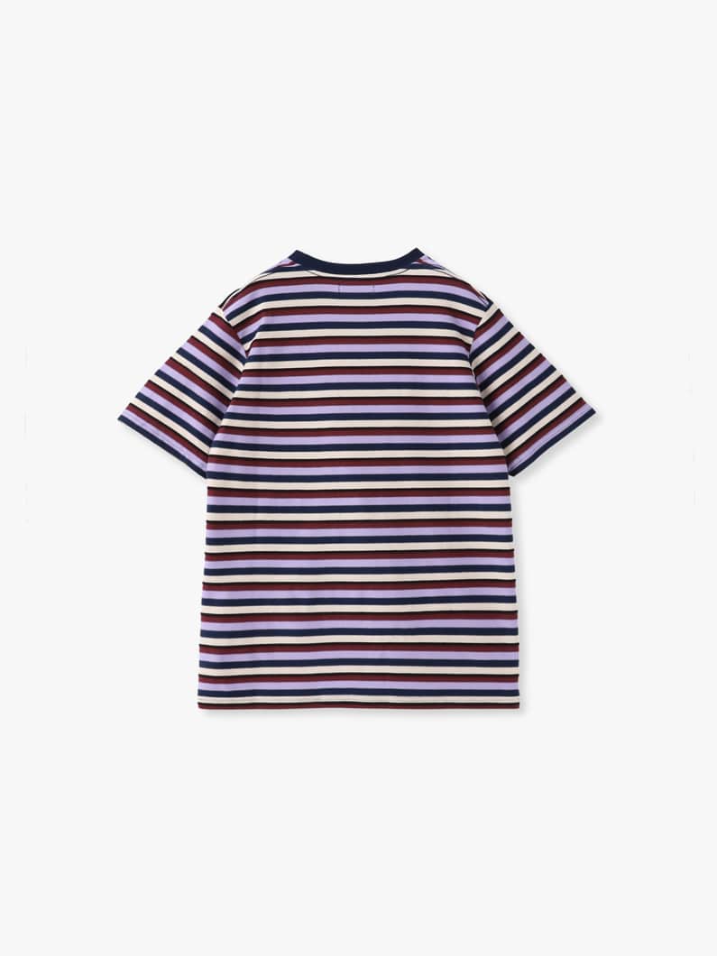 ジャカード ストライプ ティー 詳細画像 burgundy 1