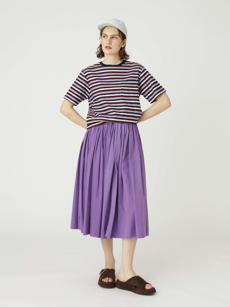 ジャカード ストライプ ティー 詳細画像 burgundy 2