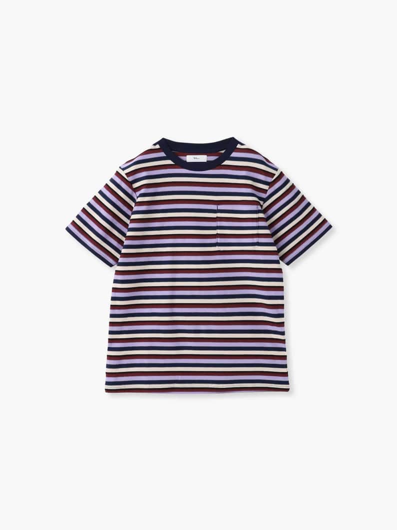 ジャカード ストライプ ティー 詳細画像 burgundy 3