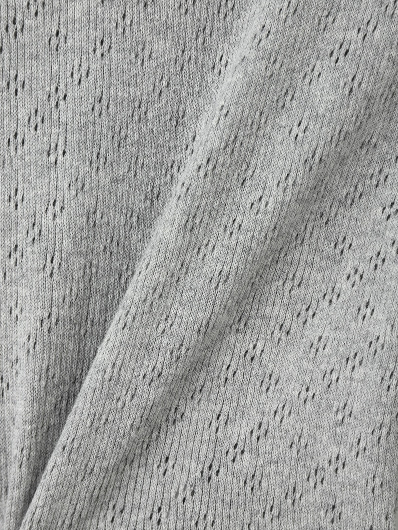 アイレット ヘンリーネック トップ 詳細画像 white 3