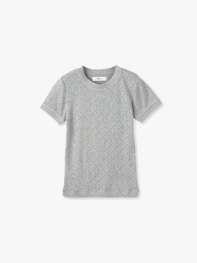 アイレット ティー 詳細画像 top gray 3