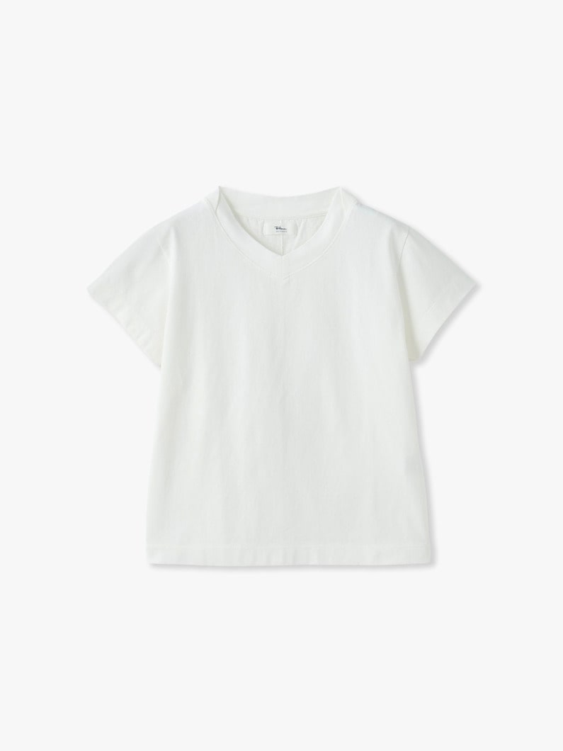 Vネック ティー 詳細画像 white 3