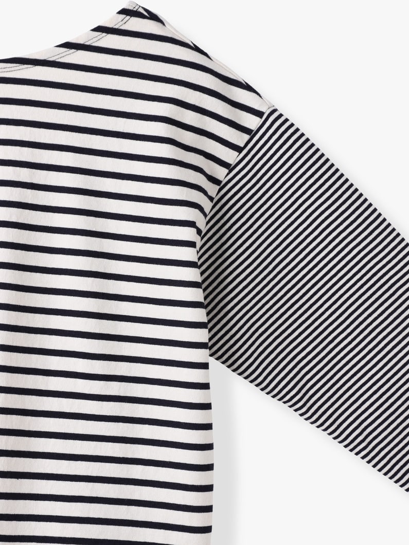 スイッチングボーダー ロングスリーブティー 詳細画像 green 2