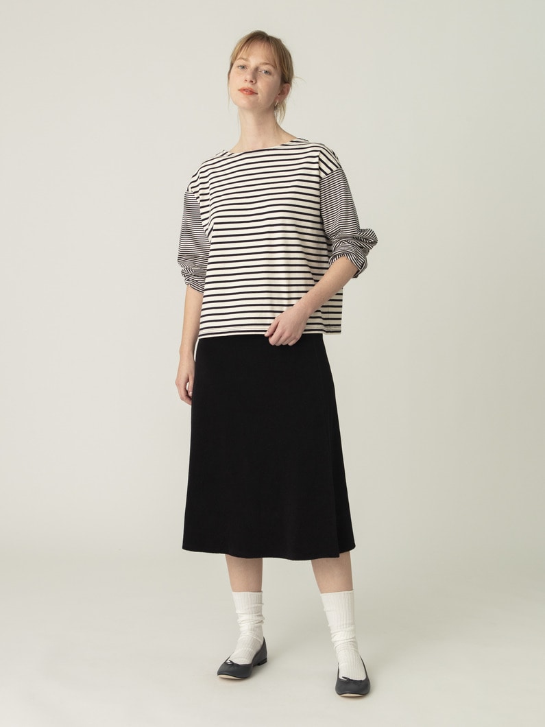 スイッチングボーダー ロングスリーブティー 詳細画像 navy 3