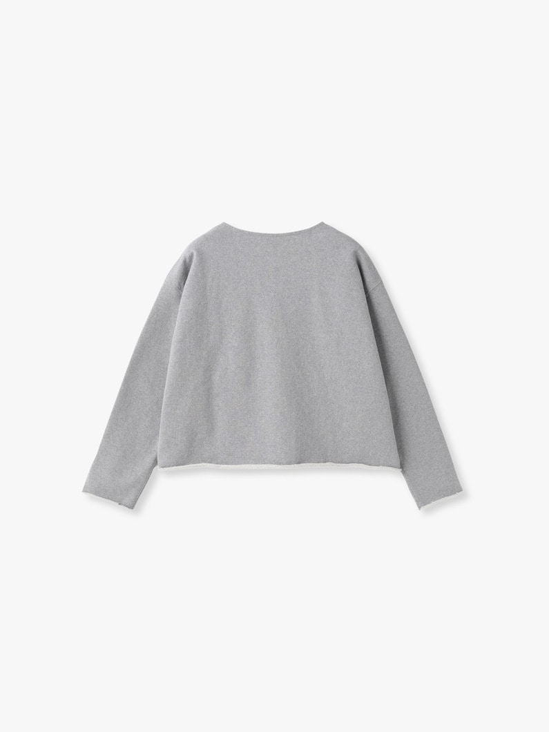 カットオフ スウェット トップ 詳細画像 gray 1
