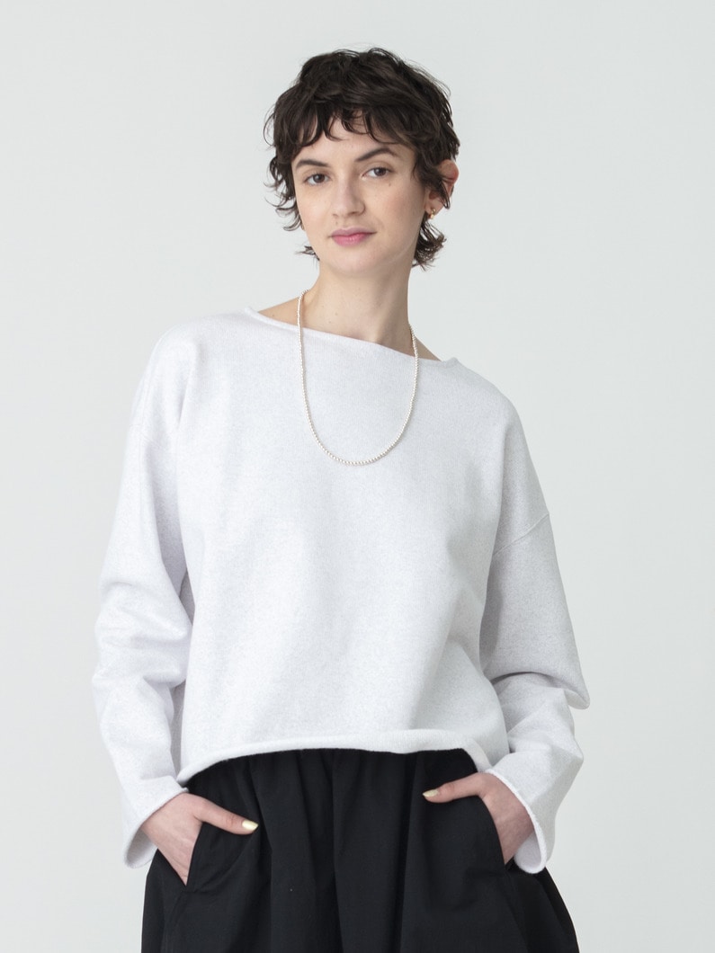 カットオフ スウェット トップ 詳細画像 light gray