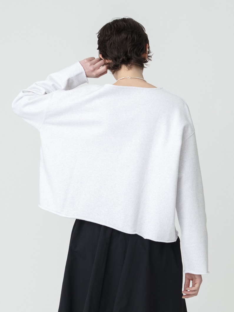 カットオフ スウェット トップ 詳細画像 light gray 2