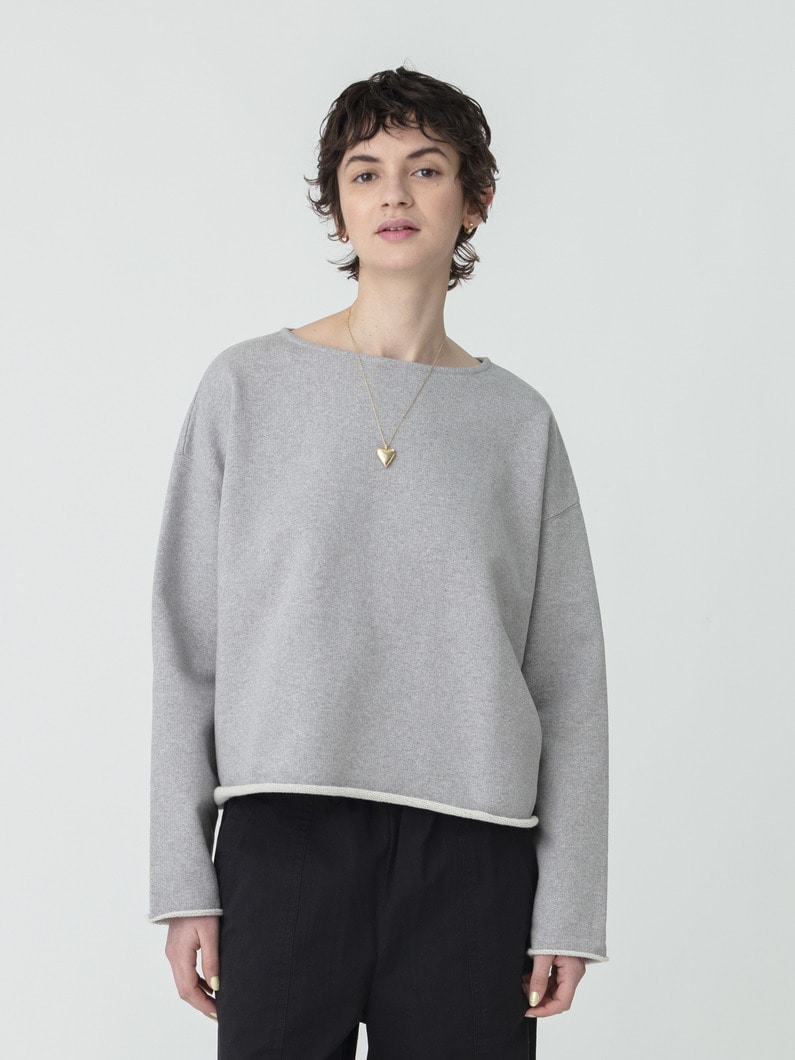 カットオフ スウェット トップ 詳細画像 gray 1