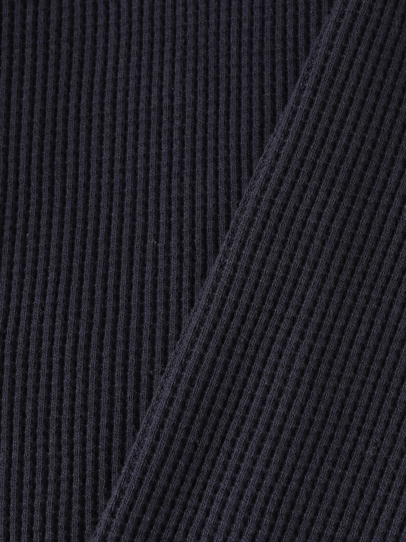 バック ヘンリー ワッフル プルオーバー 詳細画像 charcoal gray 4