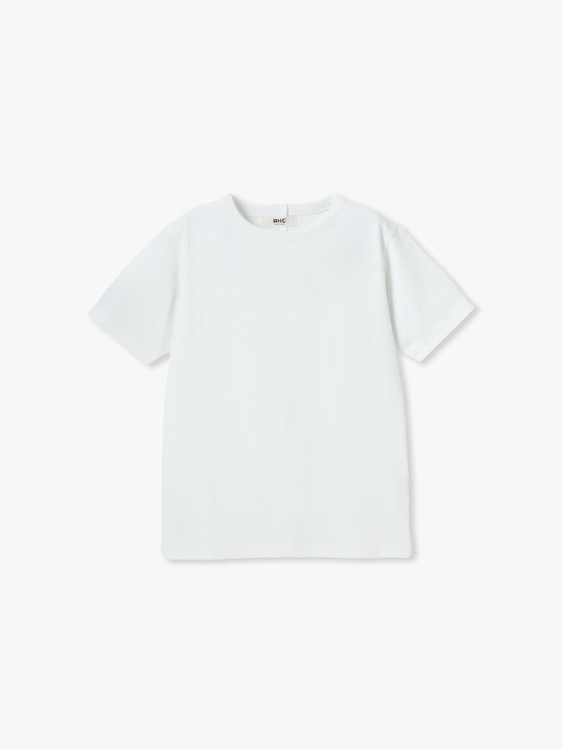 ベーシック ティー（ホワイト/ネイビー/テラコッタ） 詳細画像 white 3