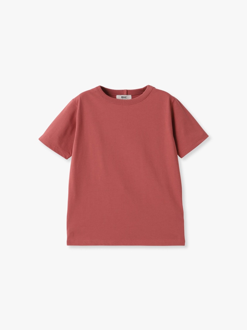 ベーシック ティー（ホワイト/ネイビー/テラコッタ） 詳細画像 terracotta 3
