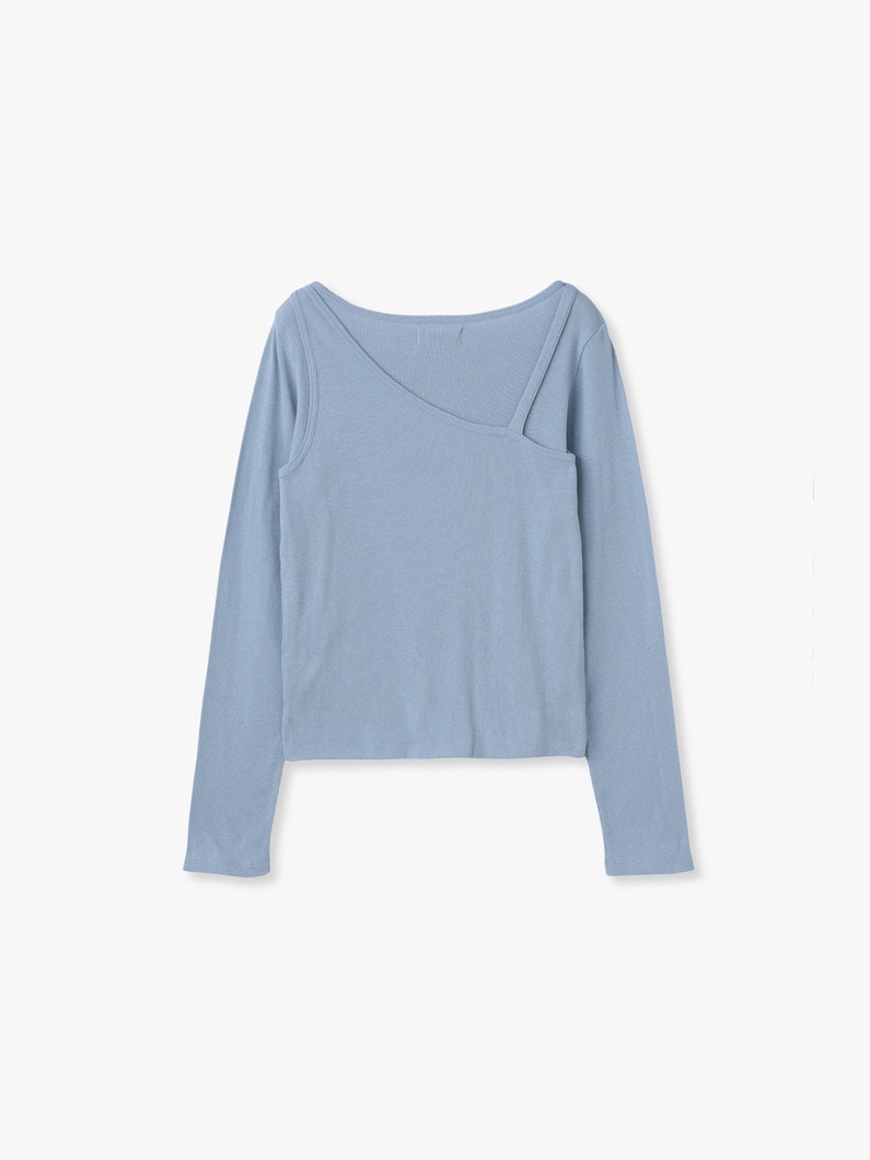 レイヤード ロングスリーブティー 詳細画像 black 1