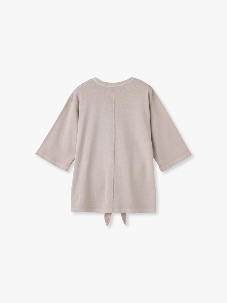 ピグメントダイ ラップ ティー 詳細画像 charcoal gray 1