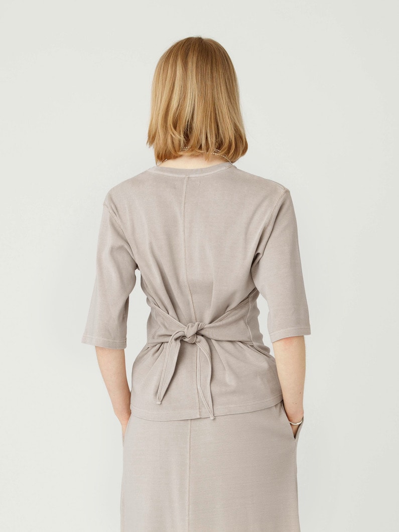 ピグメントダイ ラップ ティー 詳細画像 beige 2