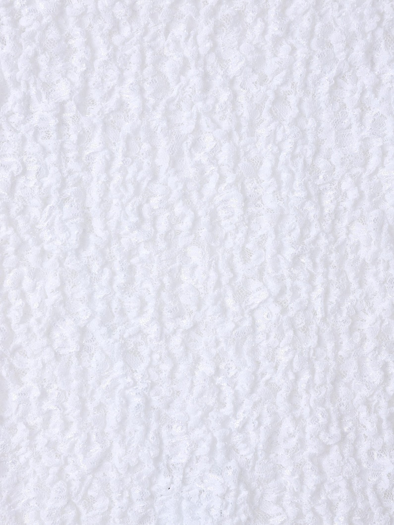 ストレッチ レース ティー 詳細画像 white 3