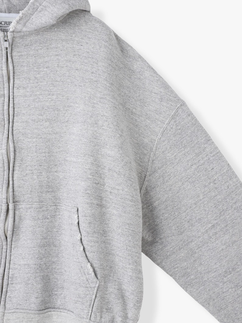 ジップ フーディー（グレー） 詳細画像 gray 2