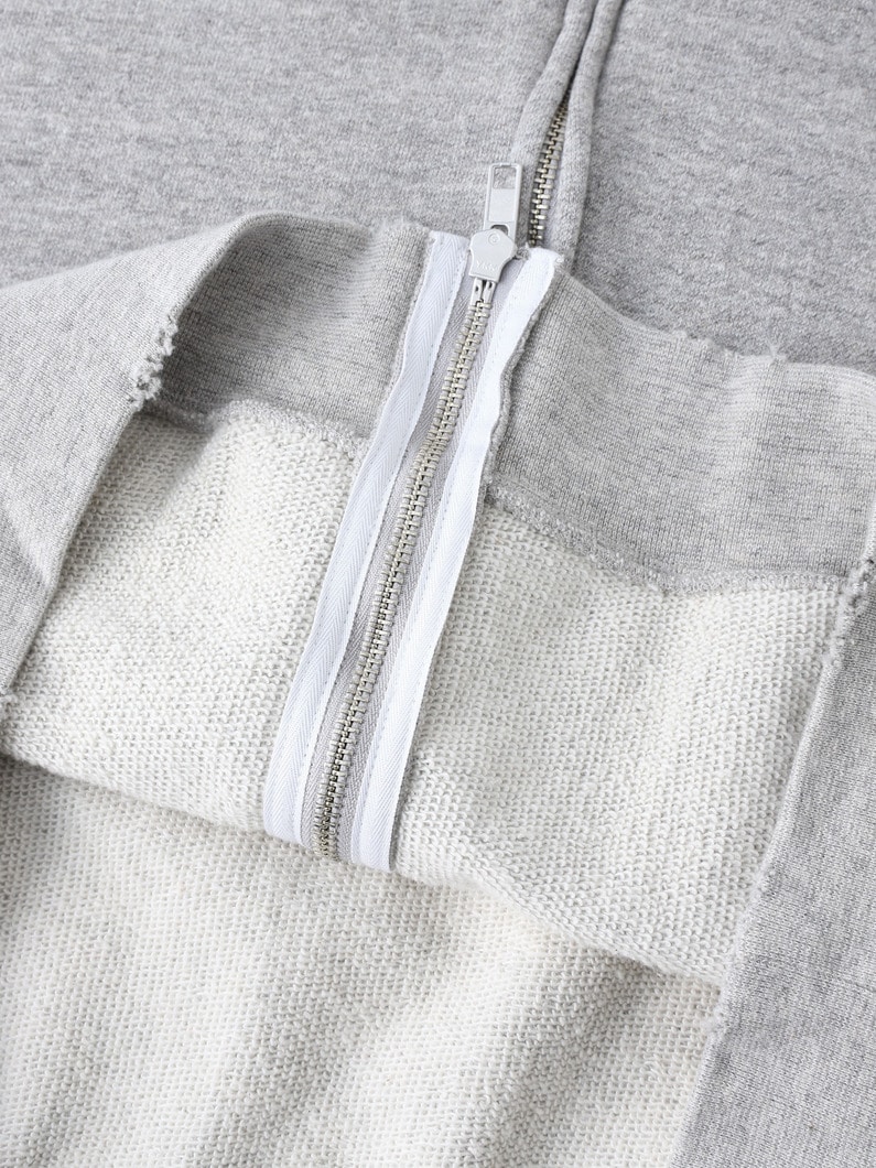 ジップ フーディー（グレー） 詳細画像 gray 3