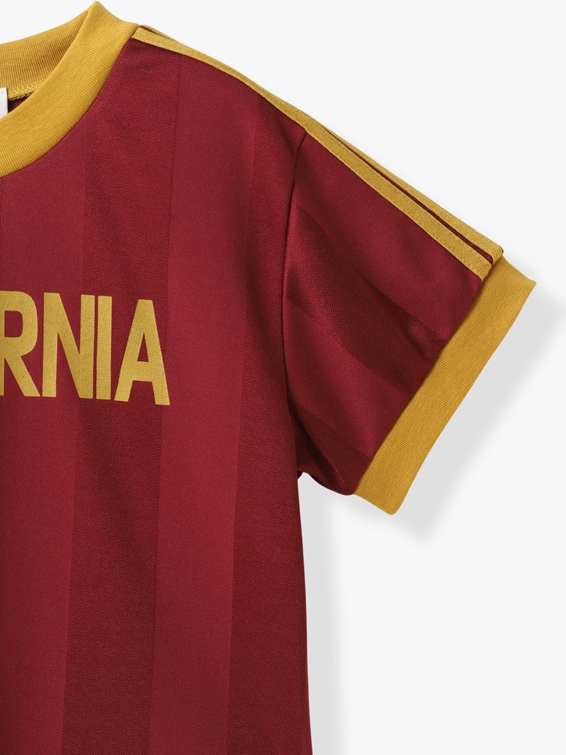 ストライプ ユニフォーム ティー 詳細画像 burgundy 2