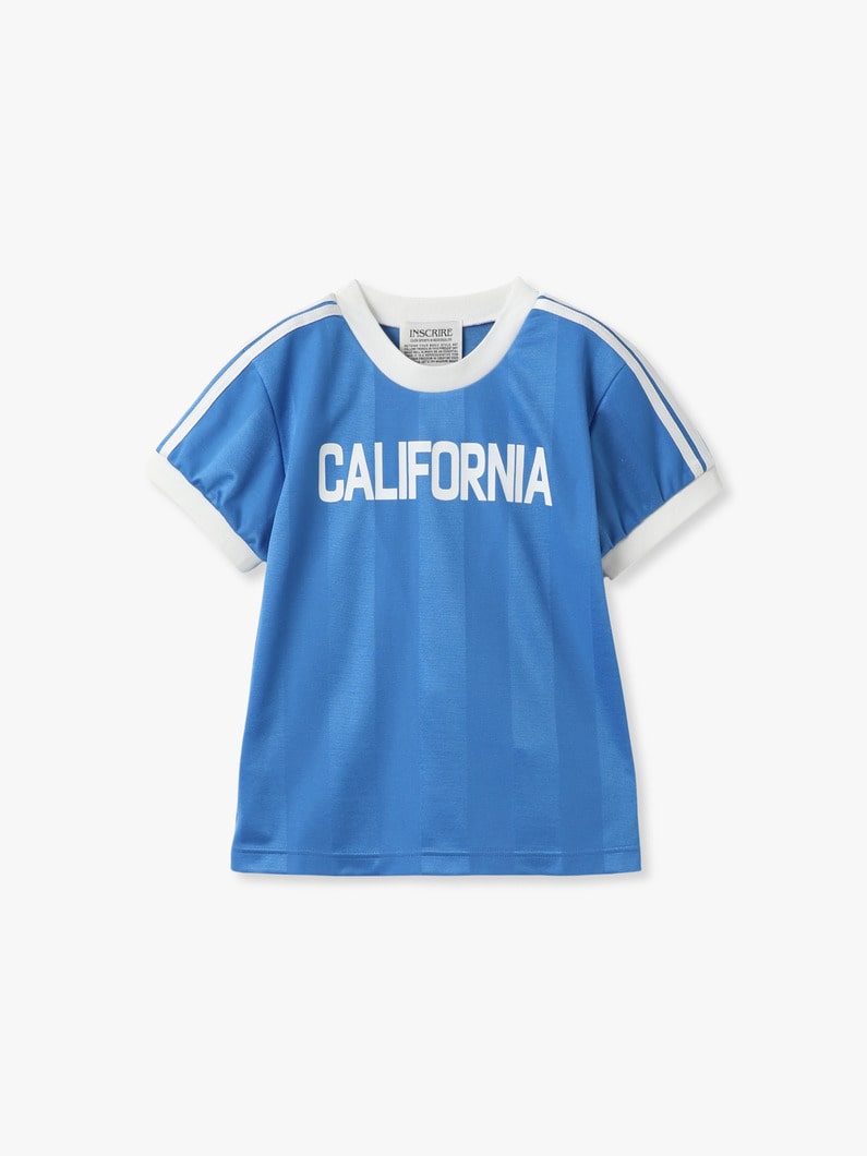 ストライプ ユニフォーム ティー 詳細画像 light blue