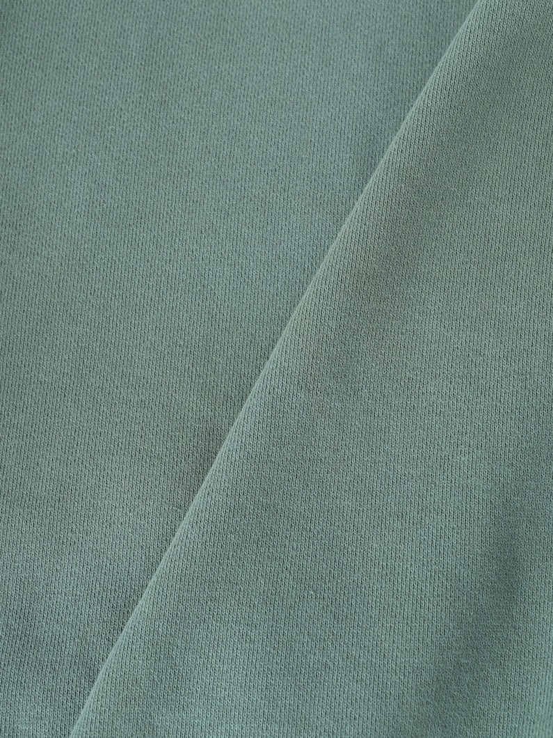 ビンテージ セーラーフード ハーフジップ スウェット トップ 詳細画像 green 5