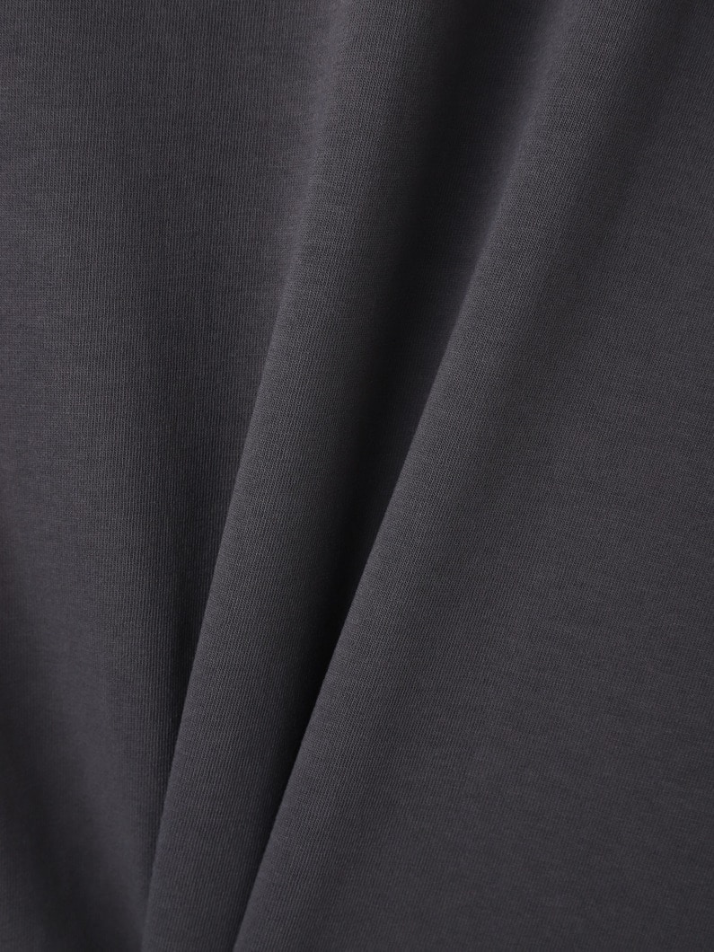 ドライコットン ジャージー オーバーサイズ ティー（チャコールグレー） 詳細画像 charcoal gray 3